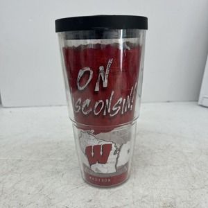 Tervis Tumbler Wisconsin Badgers Madison 24 oz Red Travel Mug Cup